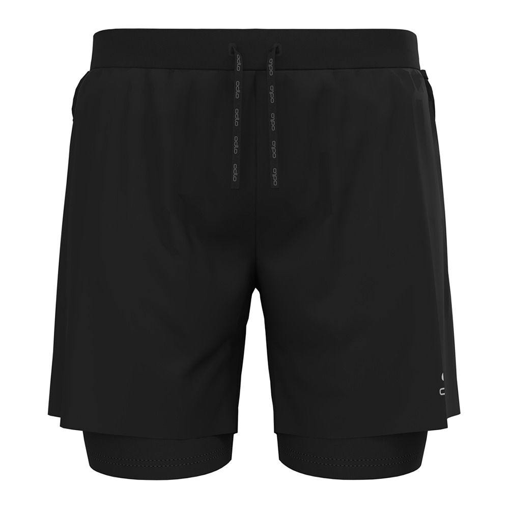 Odlo X-ALP TRAIL 6 INCH 2IN1 - Short Homme black
