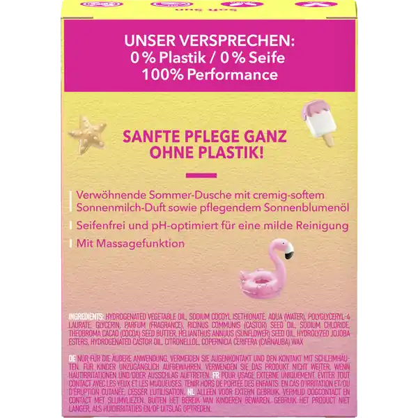 Feste Duschpflege Sommer-Dusche