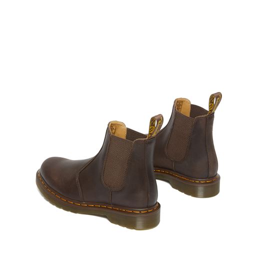 Dr. Martens 2976 Chelseastøvler, Dark Brown Crazy Horse, 41