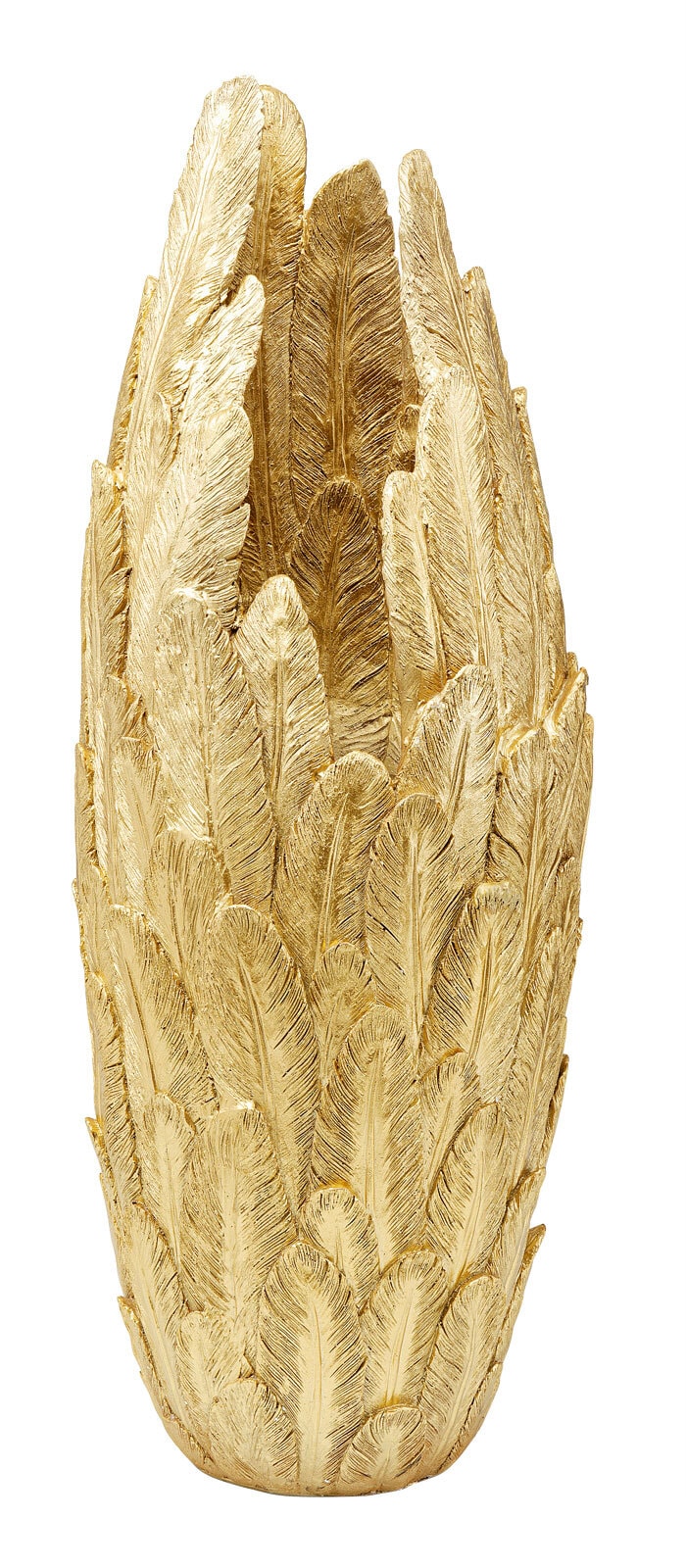 KARE DESIGN Vase FEATHERS 80 cm gold