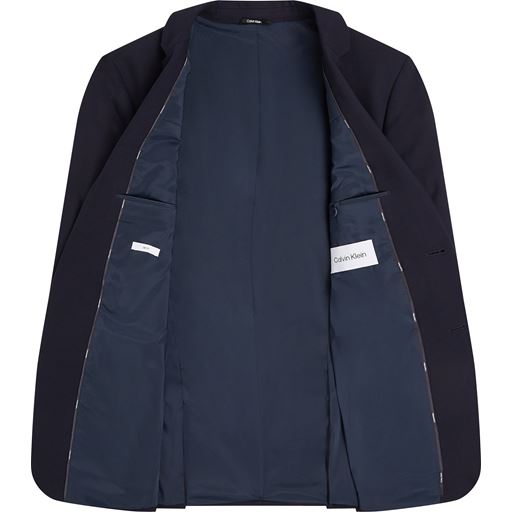 Calvin Klein Bi-Stretch S100 Wool Slim Blazer, Calvin Navy, 52