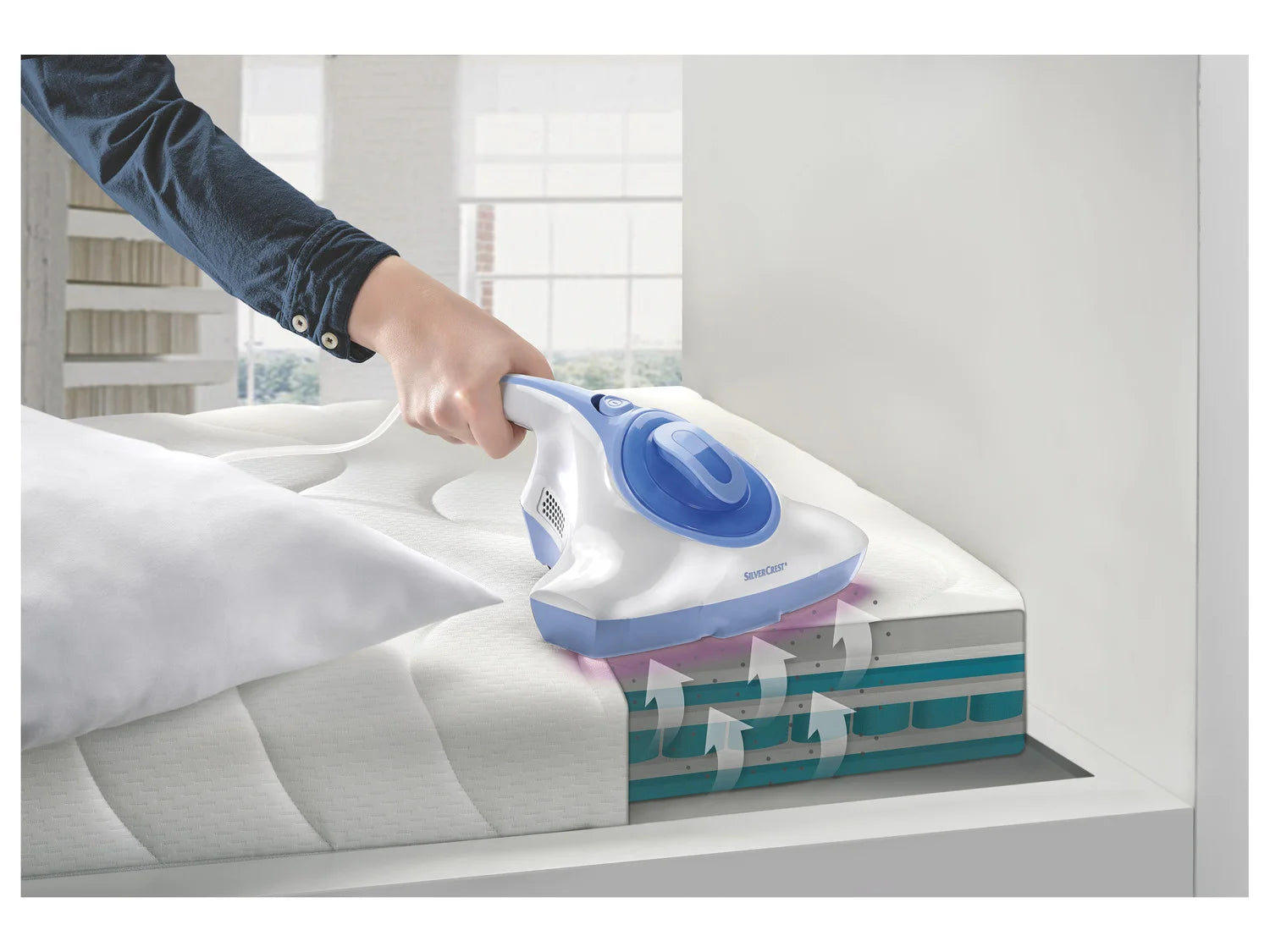 SILVERCREST&reg; Milbensauger &raquo;SMS 300 B2&laquo;, 300 W, HEPA-Filter