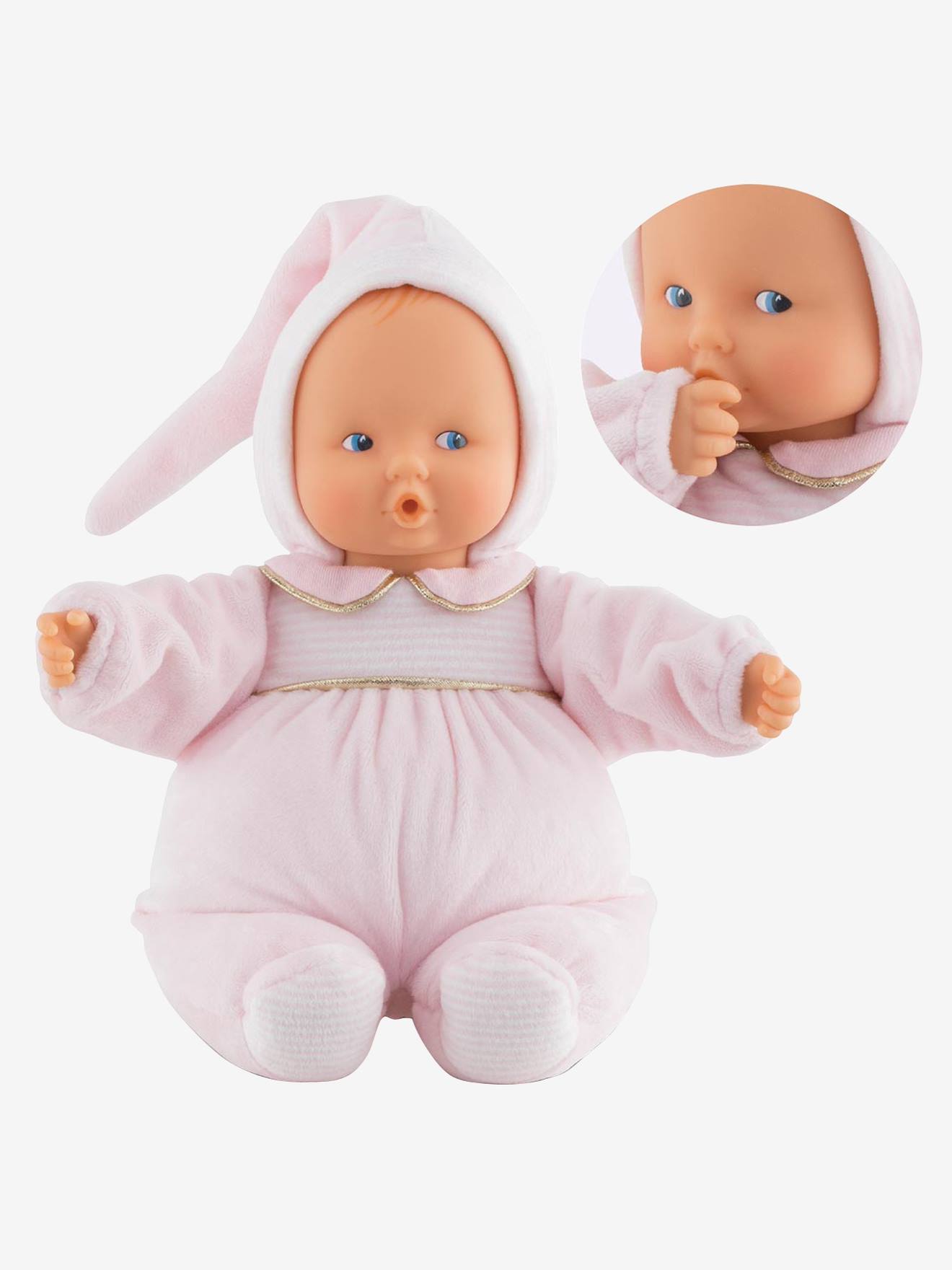 Boneca Babipouce com listras rosa Corolle