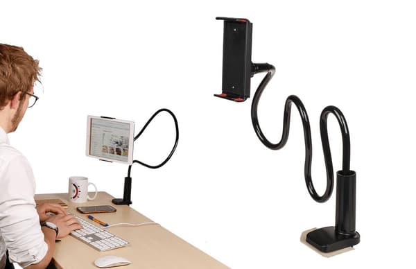 Holder for Nettbrett & Mobil / iPad - Fleksibel Arm Bordholder