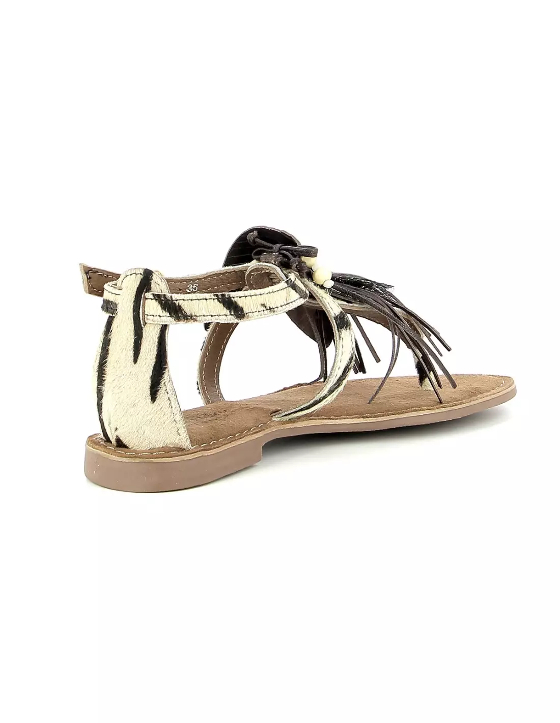 MAISON MANSA IF 7102 - Sandales & nu-pieds Zebra
