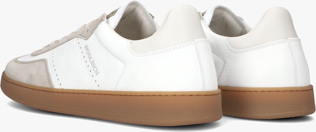 beige woolrich lage sneakers swing court man