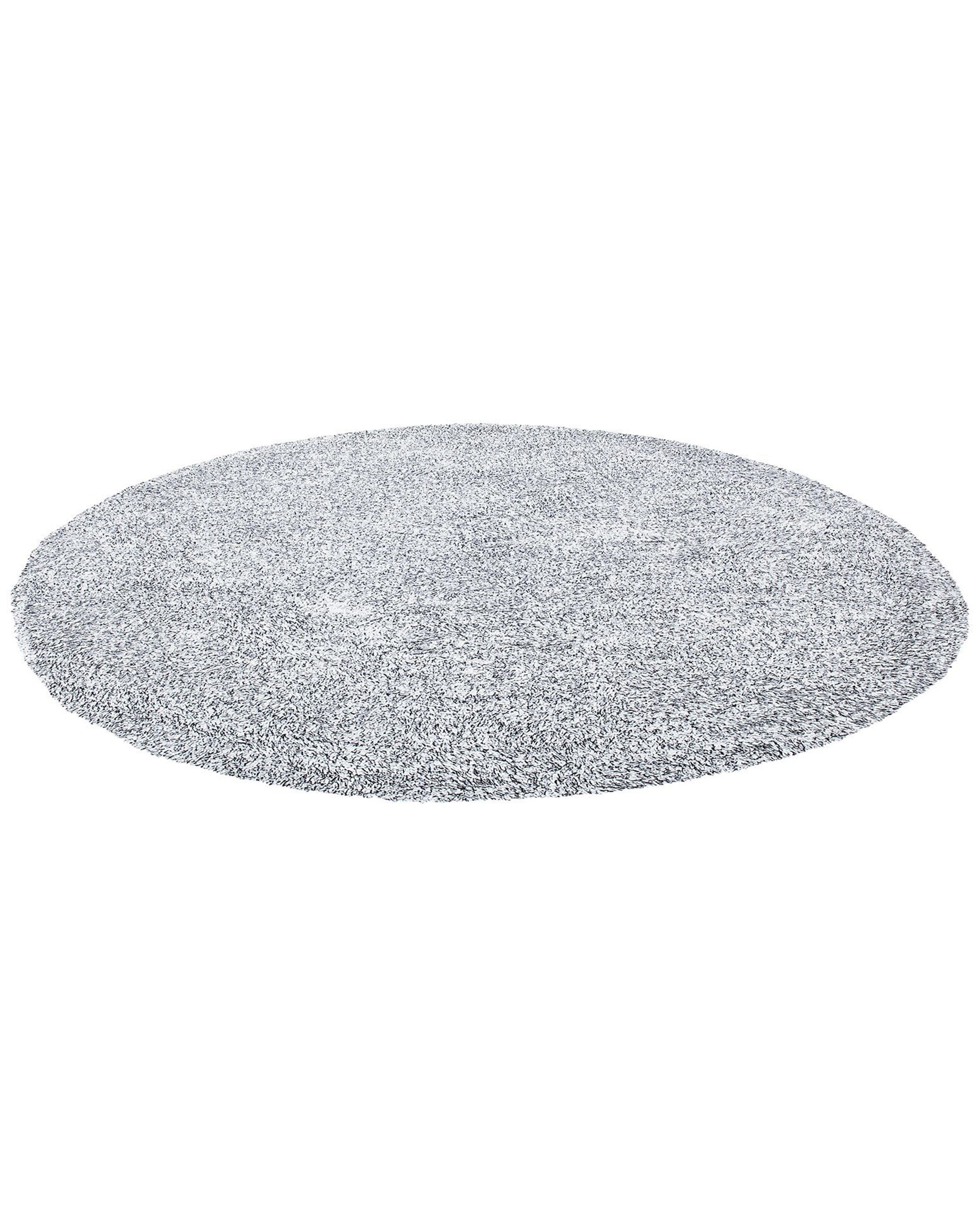 Hoogpoligvloerkleed DEMRE Grijs ø 140 cm