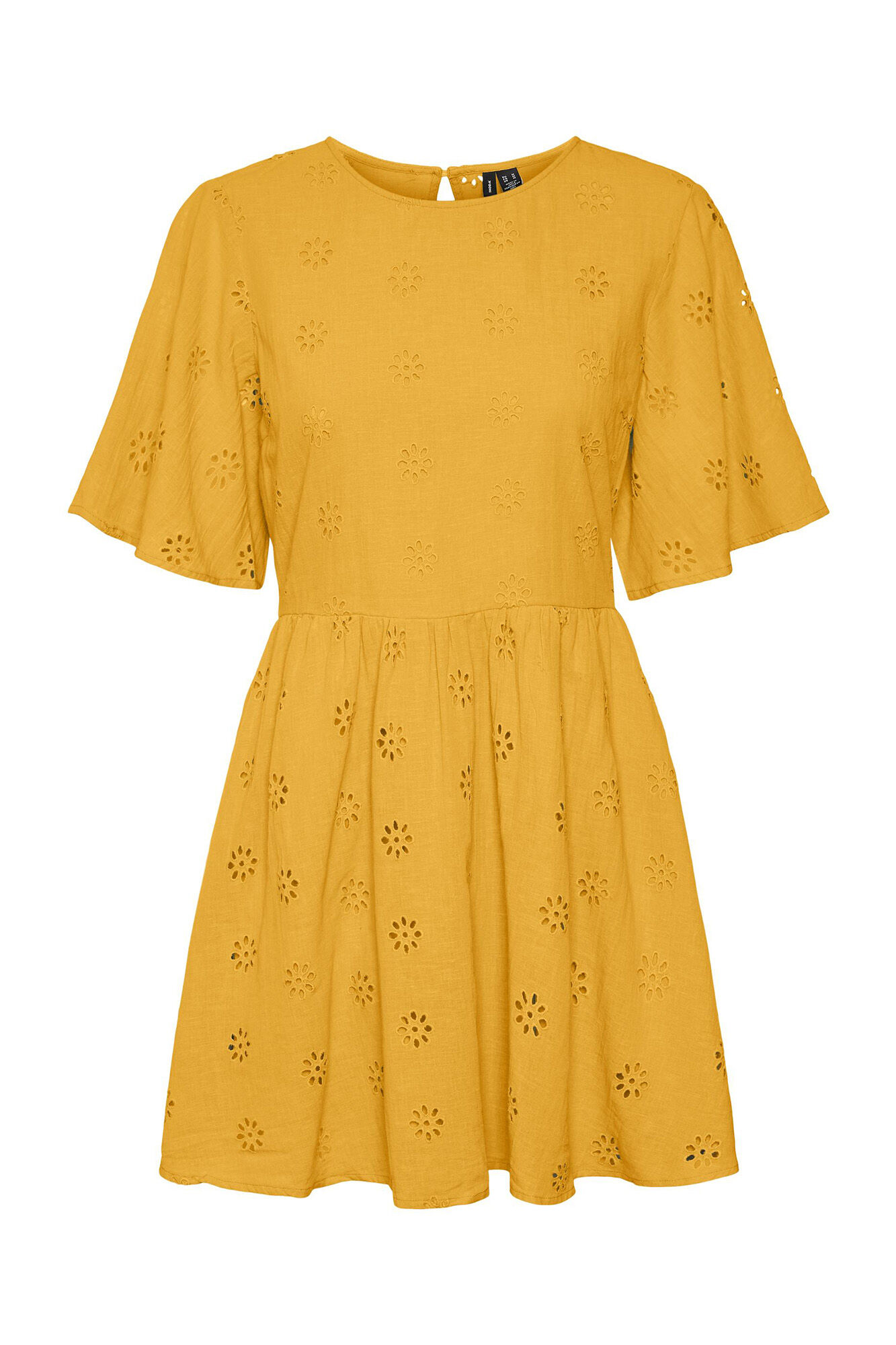 Vestido de manga curta - Laranja