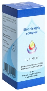 RUBIMED Staphisagria comp Tropfen, 50 ml