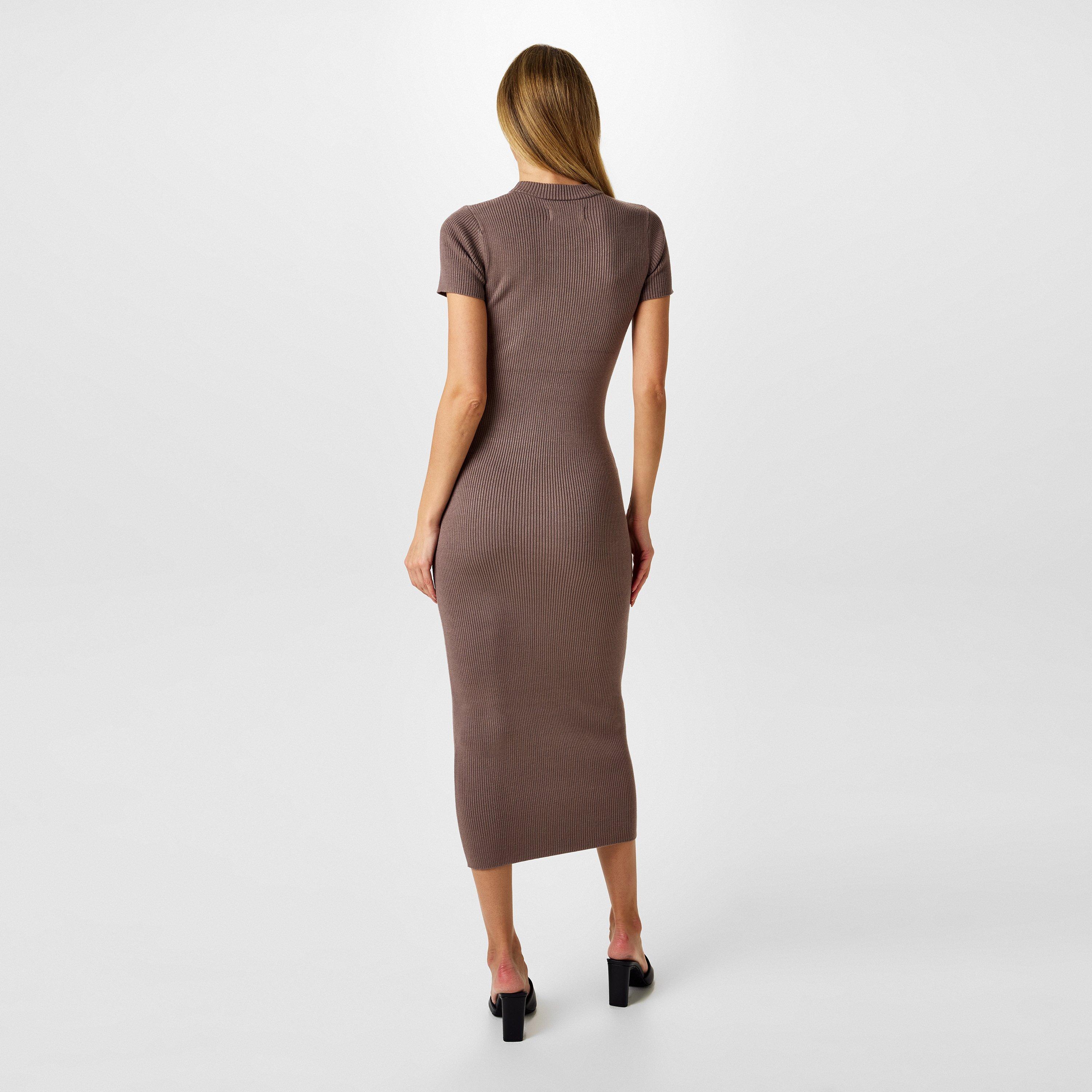 Jack Wills JW Travel Rib Midi Dress