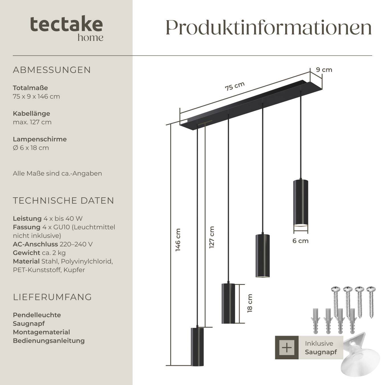 Pendelleuchte Lumea