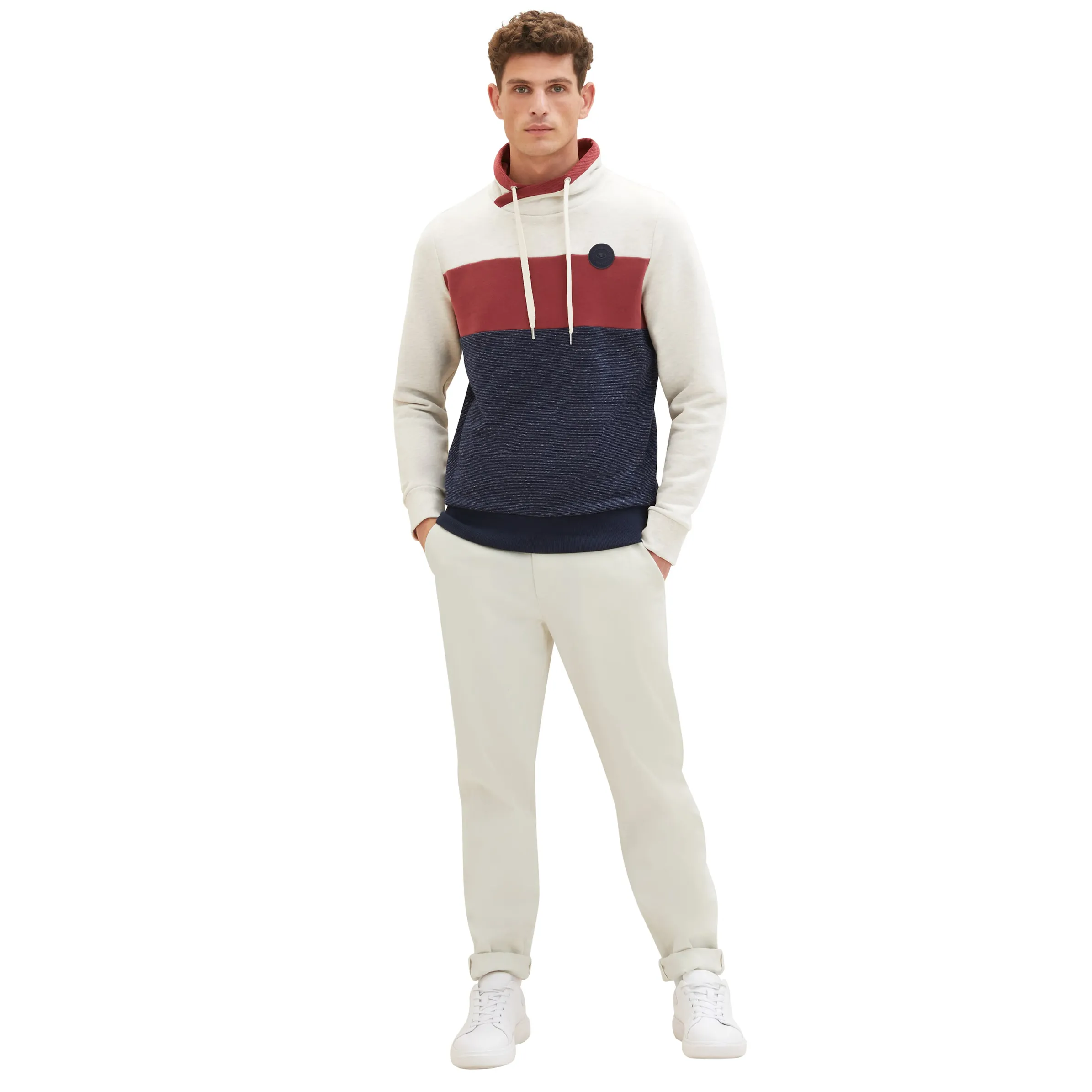 Herren Sweatshirt mit Turtleneck