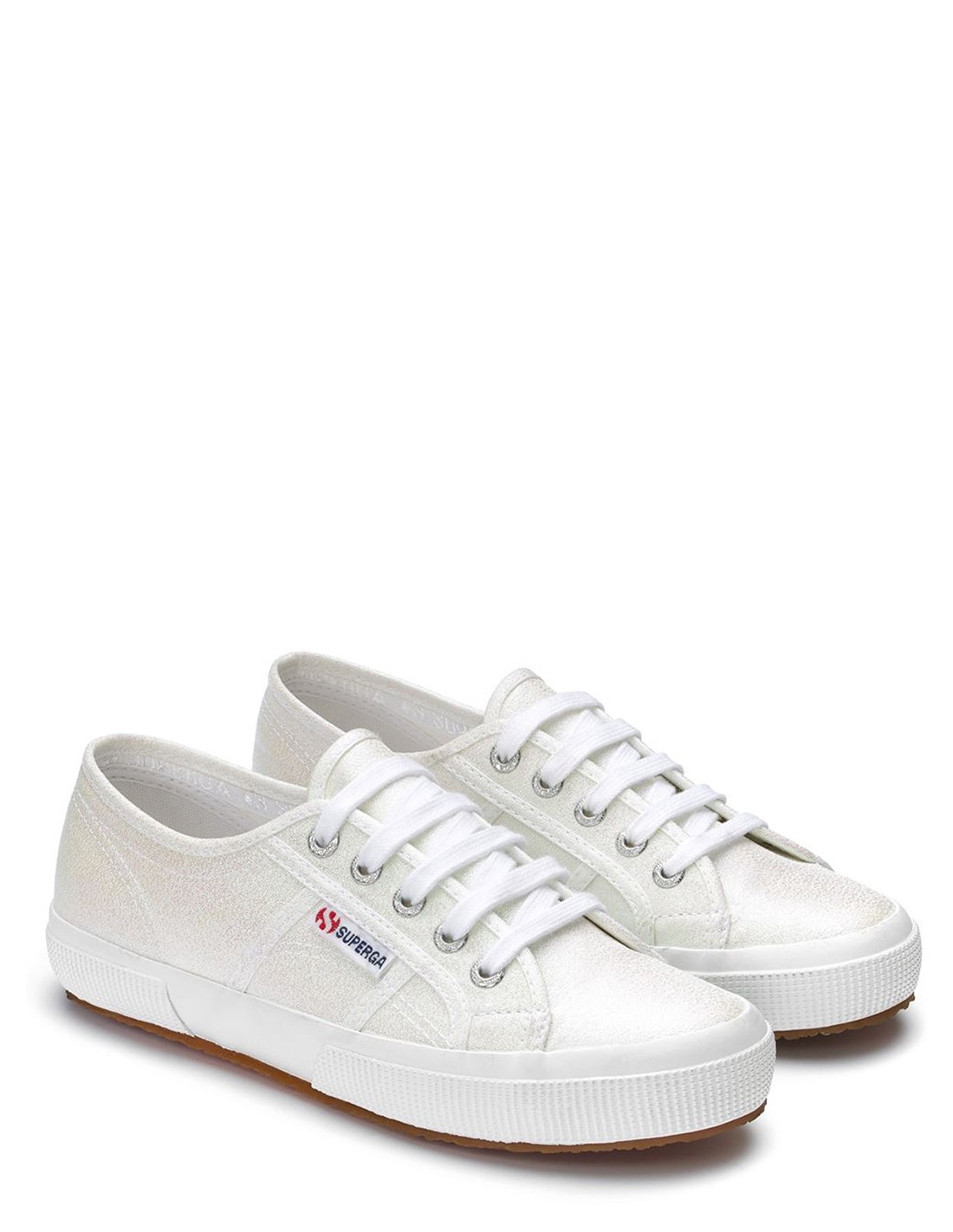 superga Baskets de ville Femme 2750-Lamew Blanc Brillant