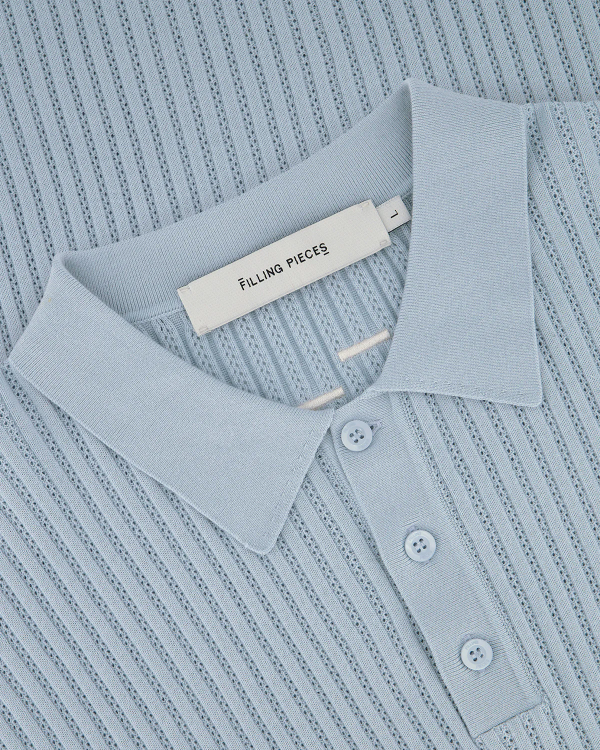Fine Knit Polo Skyway