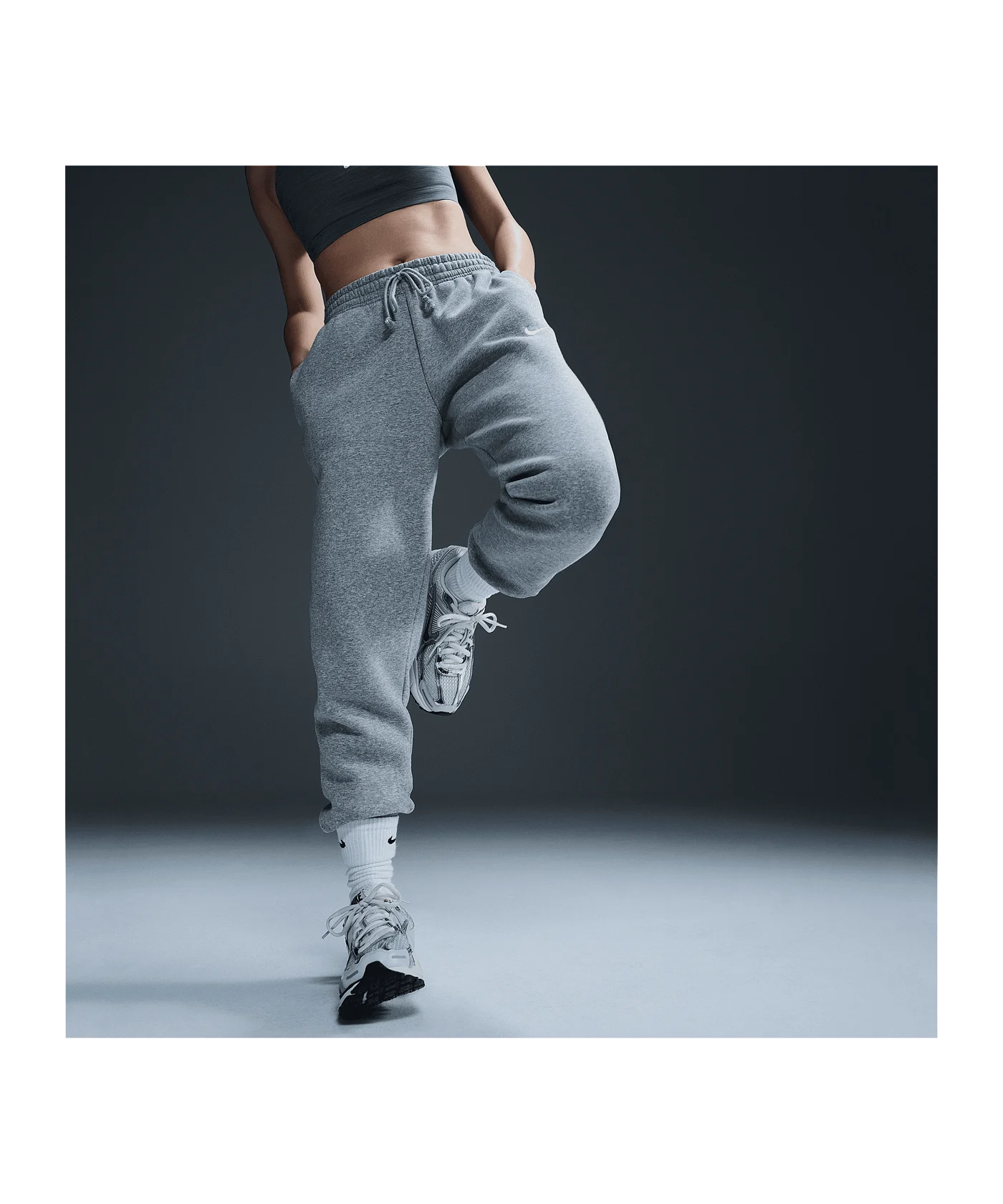 Nike Phoenix Fleece Mid Rose Jogginghose F063