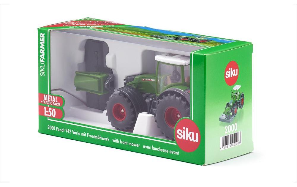 Traktor Fendt 942 Vario mit Mähwerk 1:50Siku Farmer Traktor Modell mit Frontmähwerk