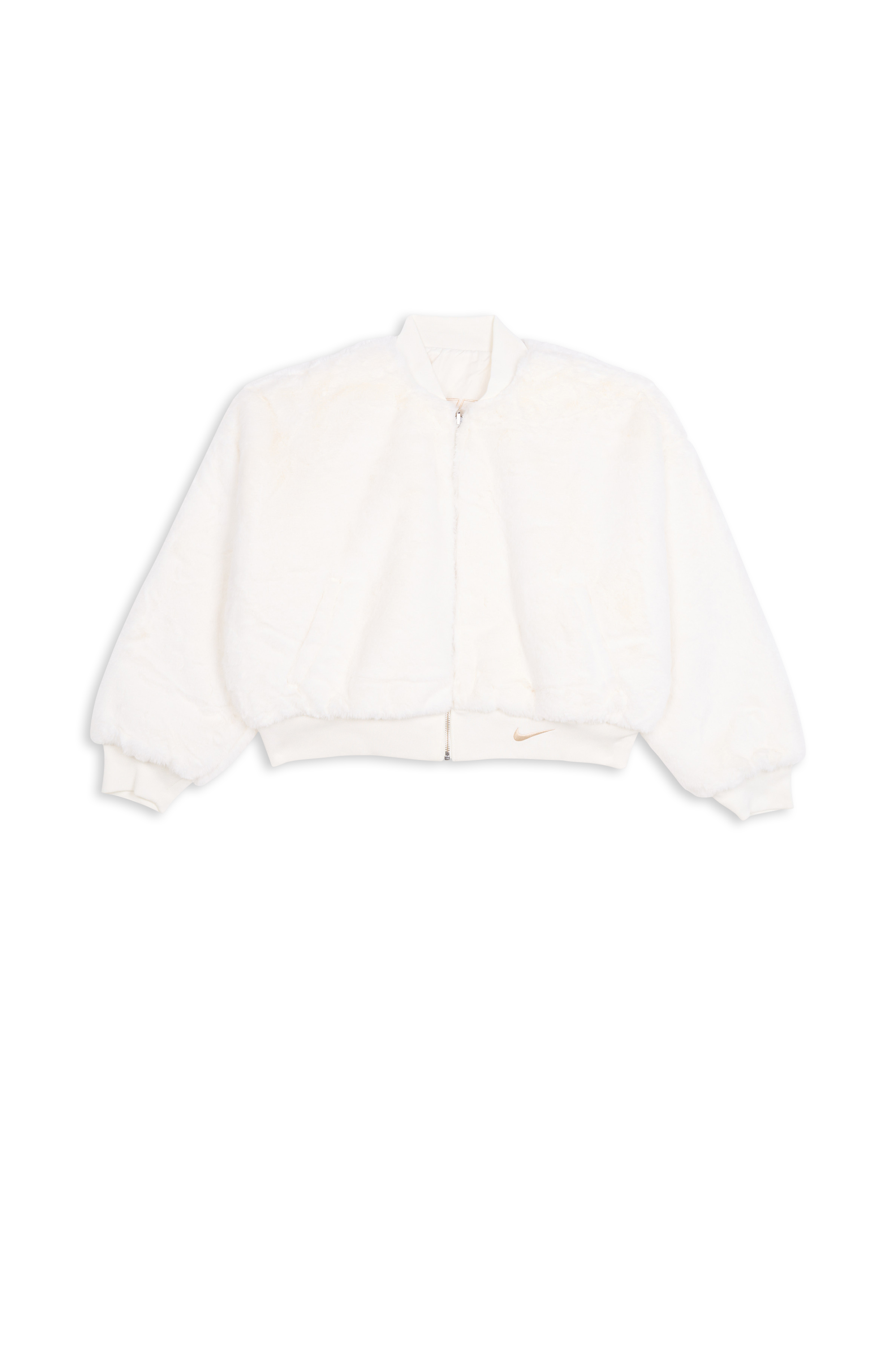 NIKE Bomber FAUX FUR BOMBE Beige