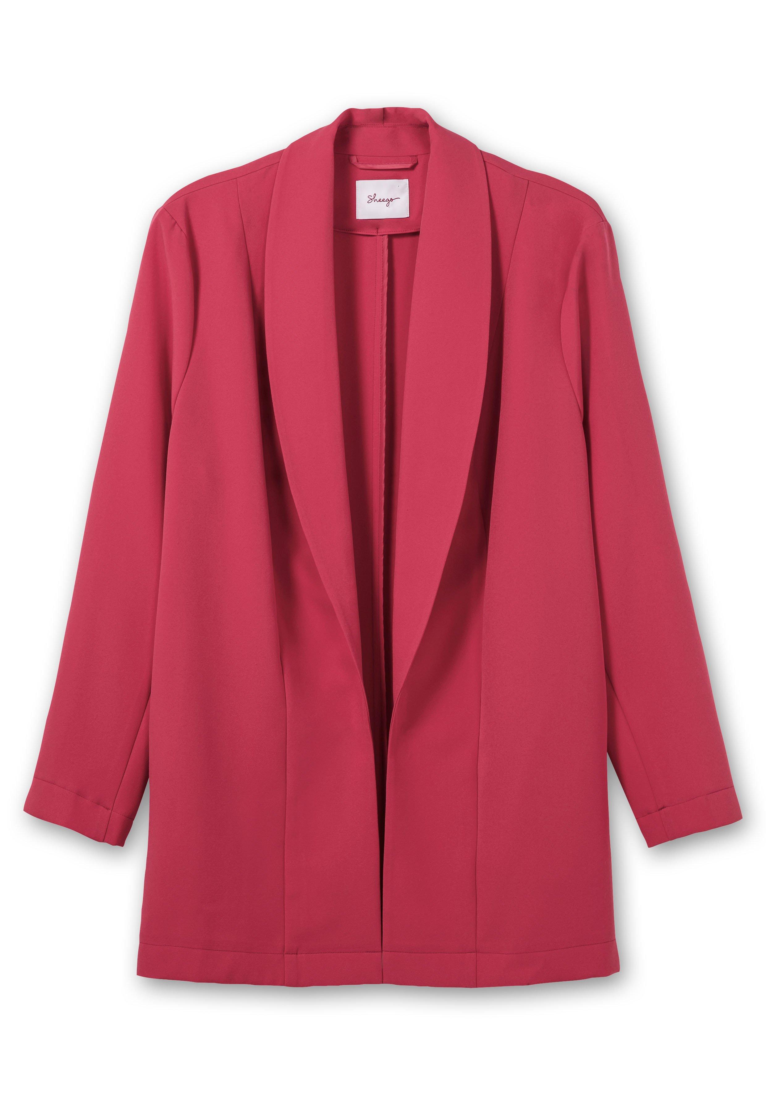 Blazer mit Schalkragen und Taschen