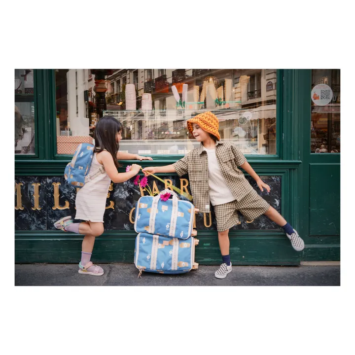 JOJO FACTORY Sac à Dos Baby Popcorn | Bleu