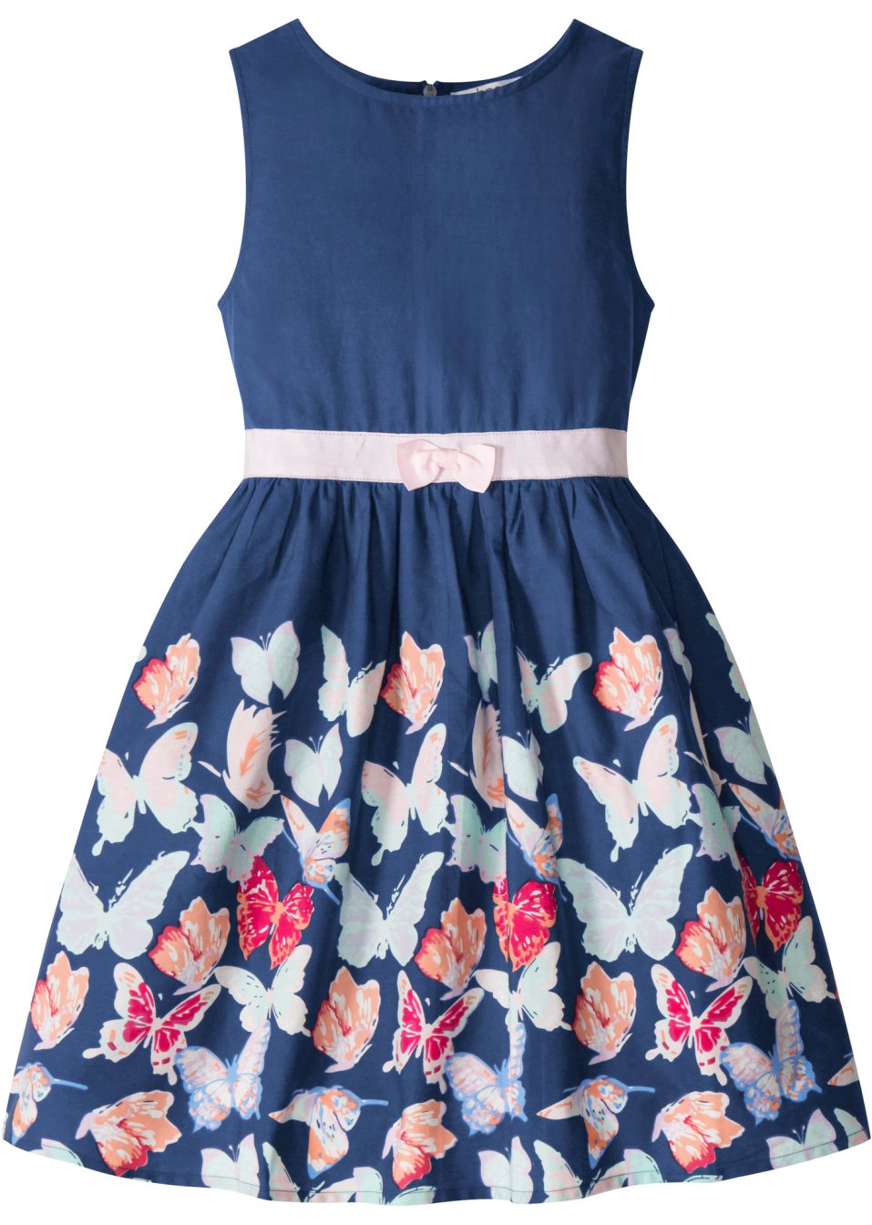 Robe fille avec imprimé papillon