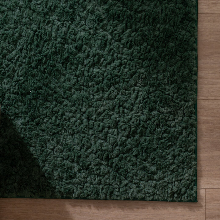 Fluffy vloerkleed - Bobby Groen