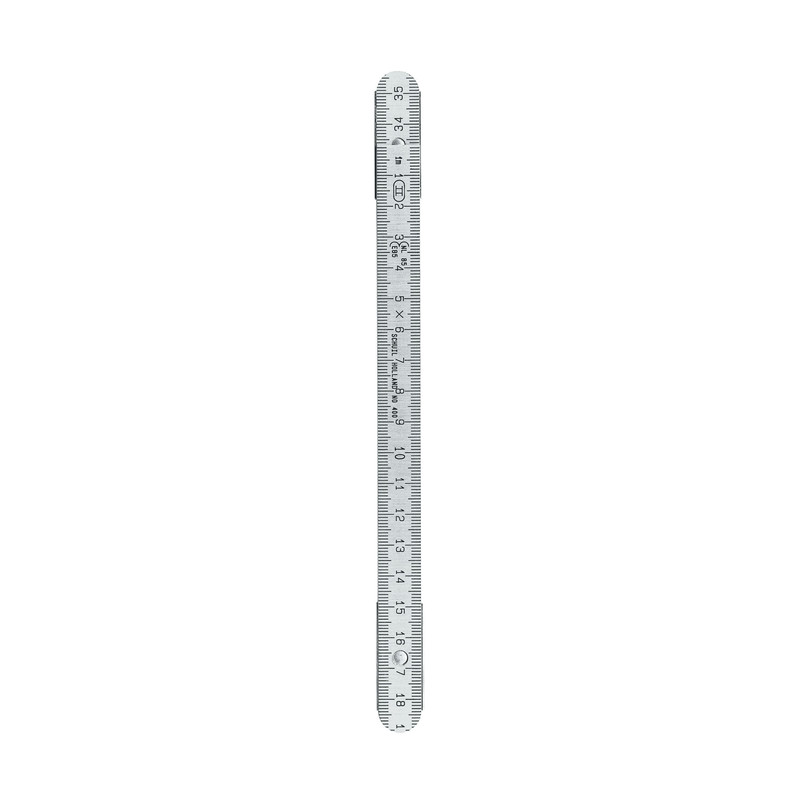 Schuil 1505 duimstok aluminium 1m