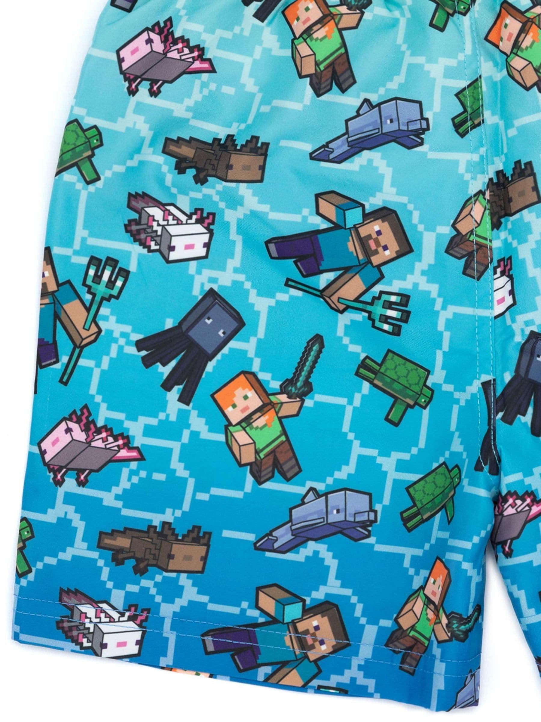 Vanilla Underground Boys Minecraft Swim Shorts