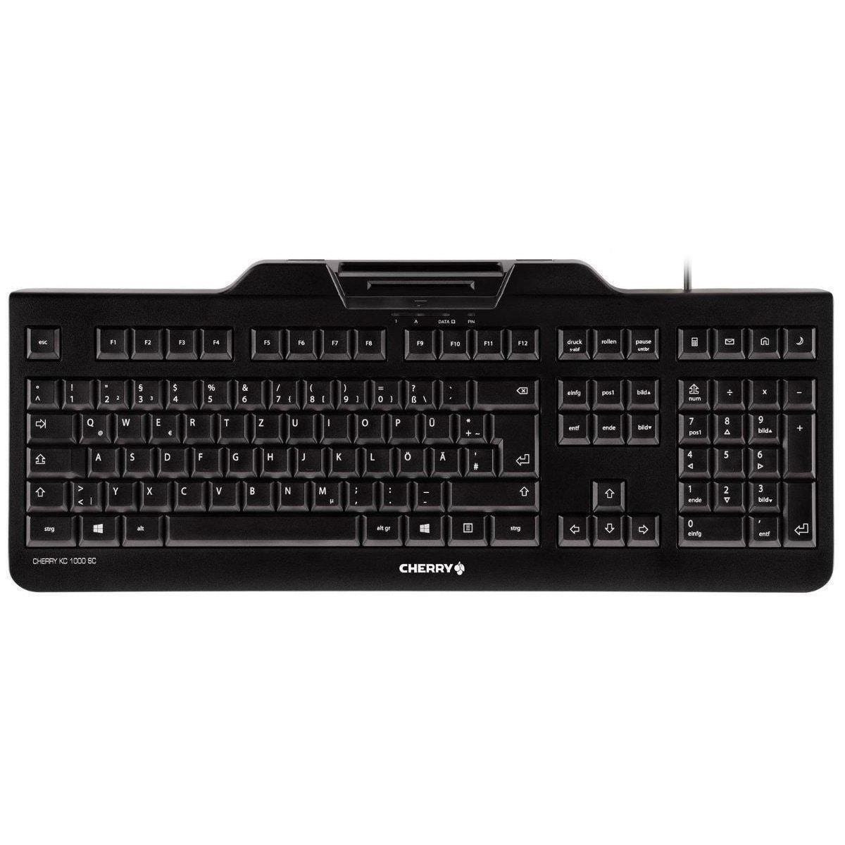 Cherry KC 1000 SC, tangentbord med kortläsare, nordisk layout, svart
