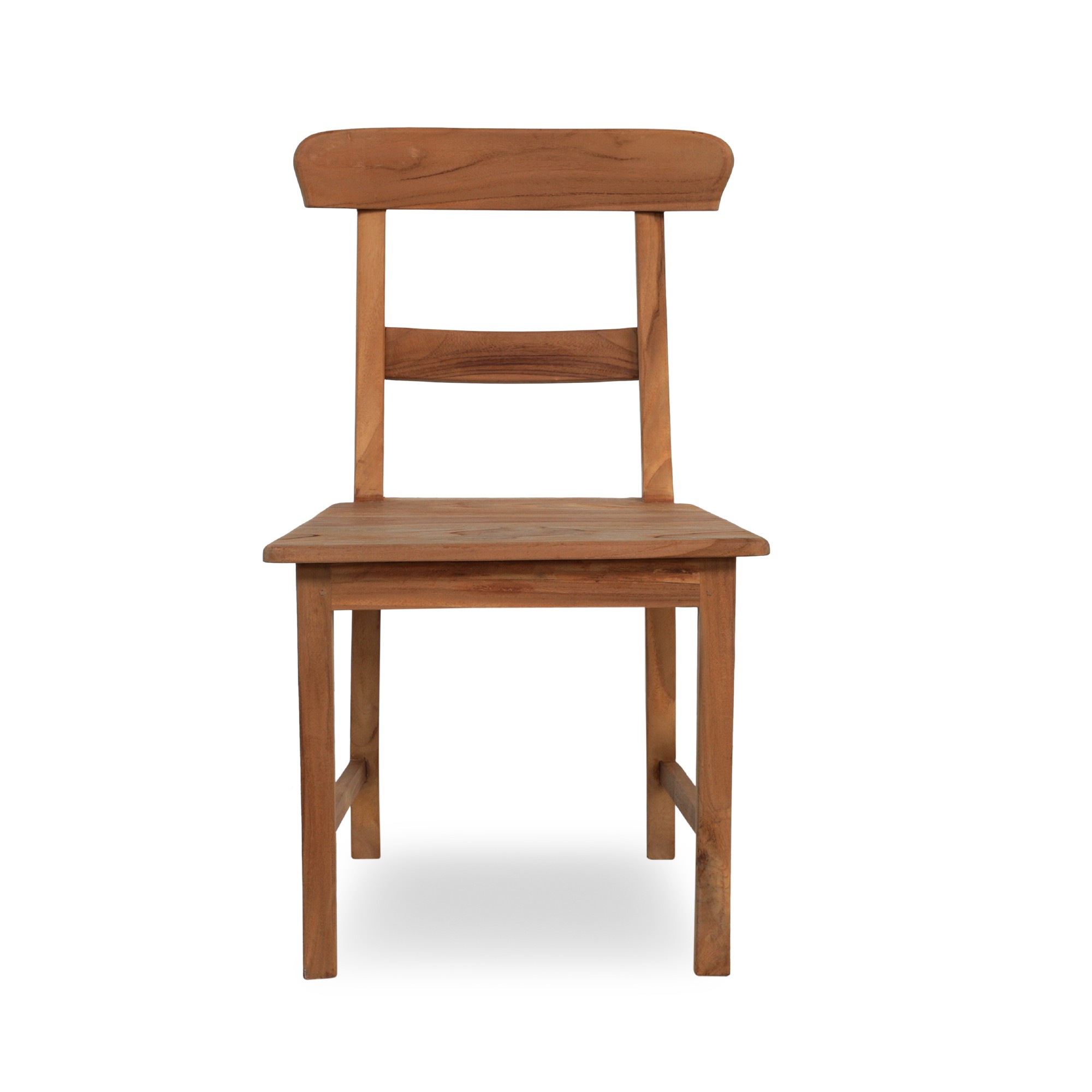 Teak-Stuhl 'Gelder', natur, T 55 cm, B 46 cm, H 89 cm von fischer's lagerhaus