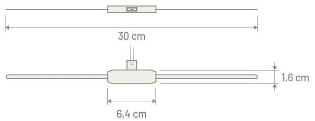 Calearo universal rudeantenne FM/AM, med dobbelt forstærker