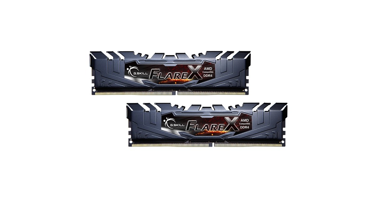 G.Skill32 GB DDR4-3200 Kit werkgeheugen  (F4-3200C16D-32GFX, Flare X, XMP)