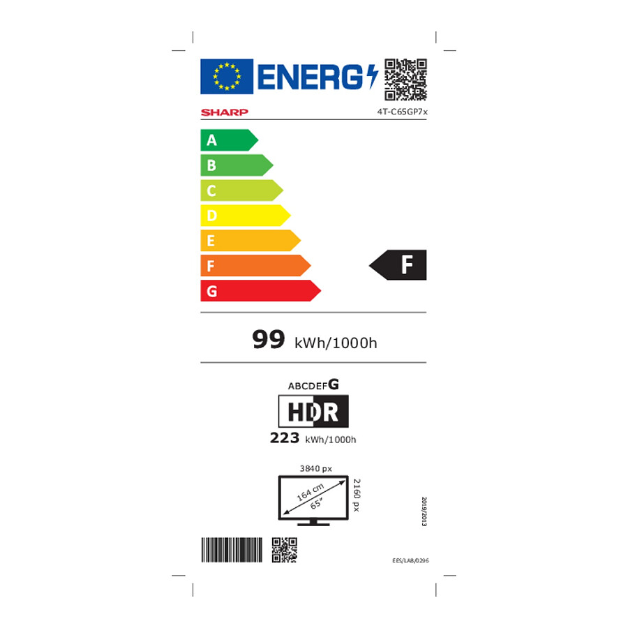 Sharp 65GP7265E - TV QLED UHD - 164 cm