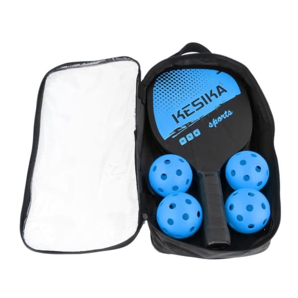 Premium Pickleball Sett med 2 Kesika Racketter og 4 Baller - Holdbar, Lett og Bærbar med Bæreveske for Hele Familien, Både Barn og Voksne