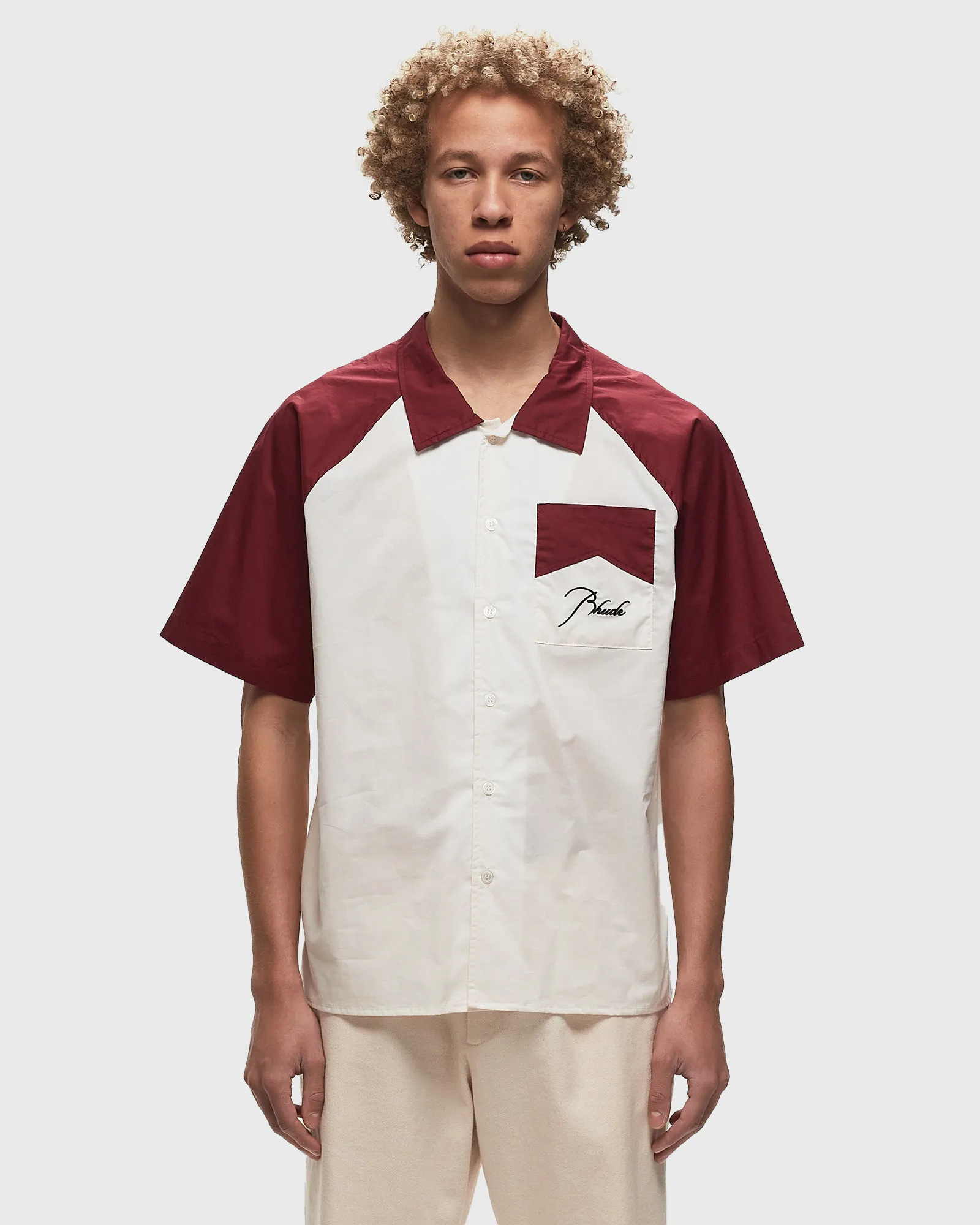 Rhude RAGLAN POPLIN BUTTON UP