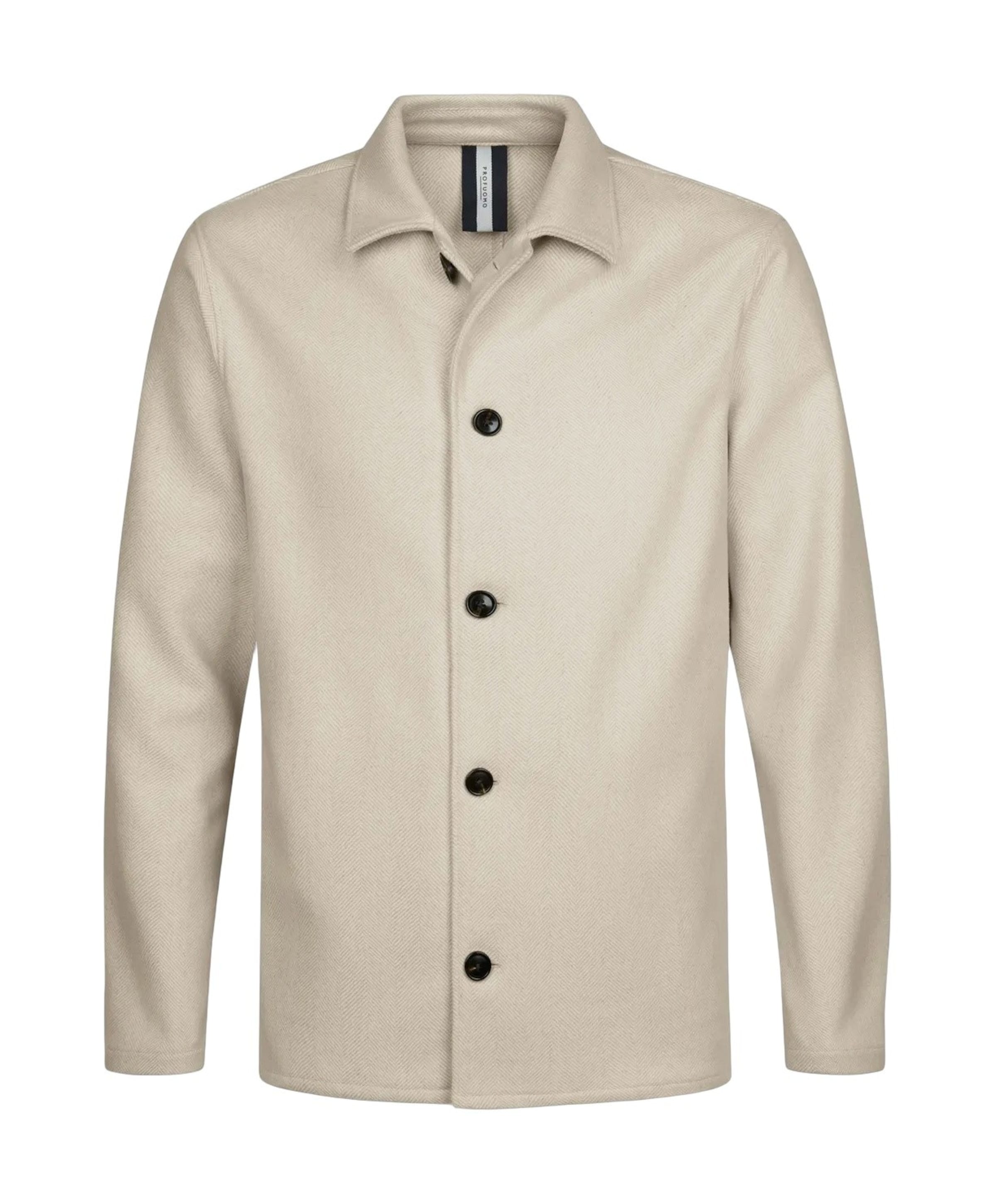Profuomo Heren overshirt beige