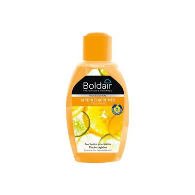 Boldair Professionnel - Désodorisant mèche - 375 ml - jardin d'agrumes