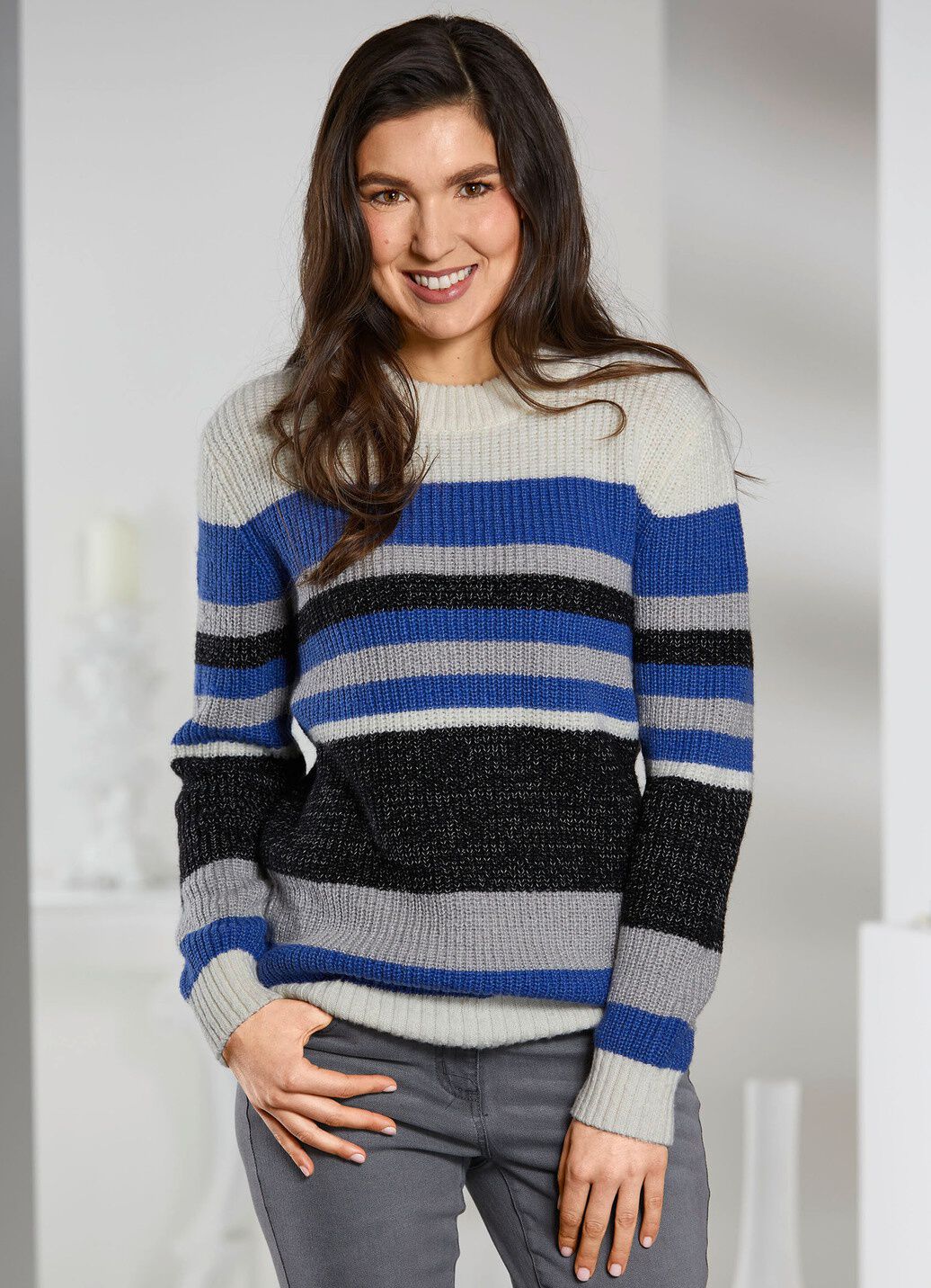 Pullover in Perlfang