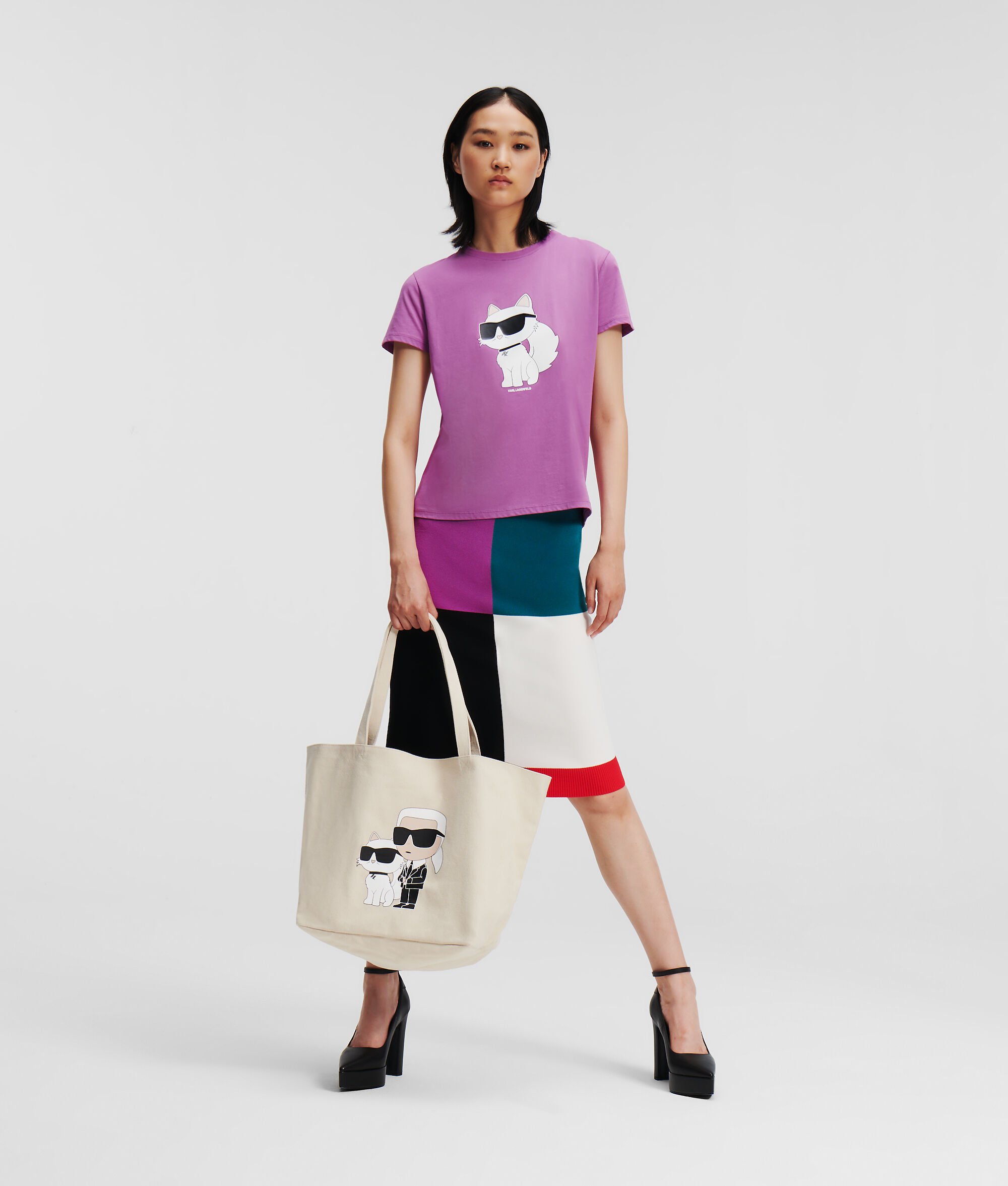 T-SHIRT CHOUPETTE KARL IKONIK