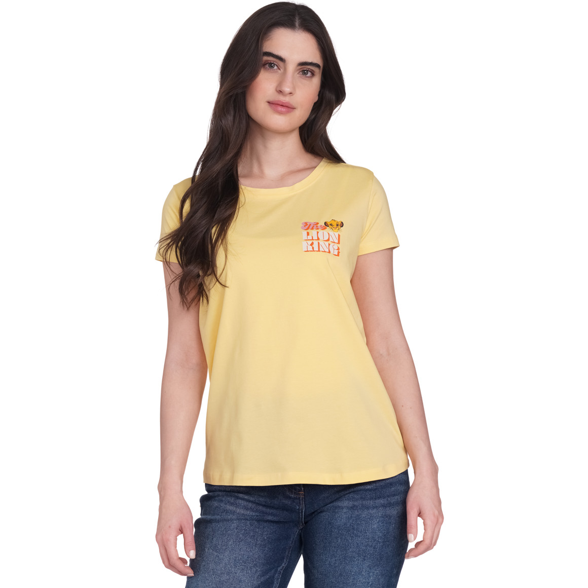 Gina Benotti Disney Classics T-Shirt mit großem Motiv hellgelb