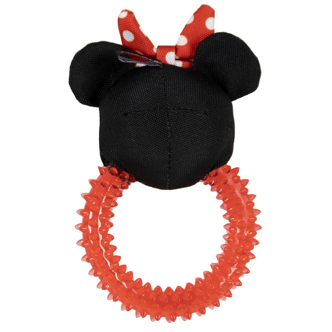 Brinquedo para mastigar em forma de anel da Minnie Mouse para cães da FORFANPETS