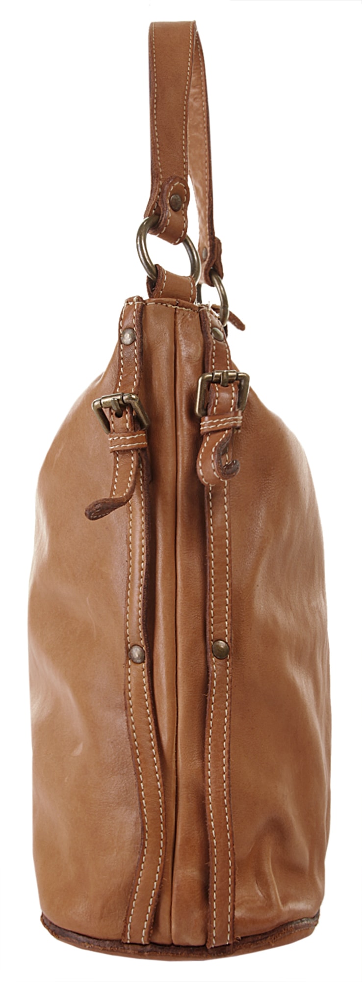 Cluty Umhängetasche echt Leder, Made in Italy