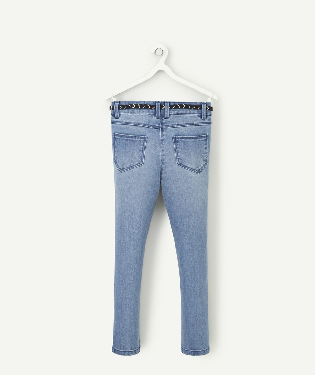 PANTALON SKINNY FILLE EN DENIM BLEU LOW IMPACT ULTRA-RÉSISTANT