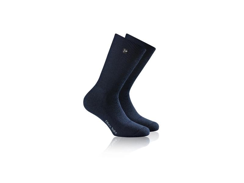 Rohner Socks Socken Fibre Light SupeR Dunkelblau Alltagssocken in Grösse 44 - 46