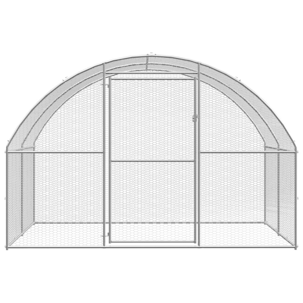 Poulailler d'extérieur 3x20x2 m acier galvanisé