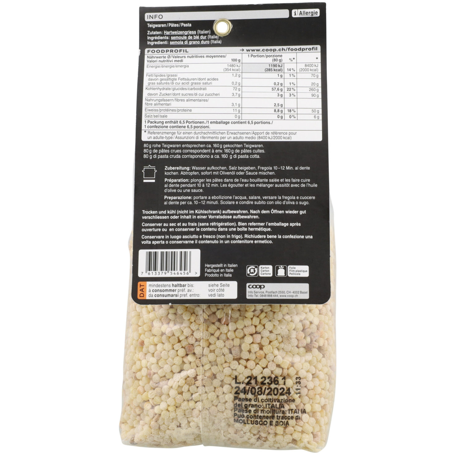Fine Food Fregola Tostata