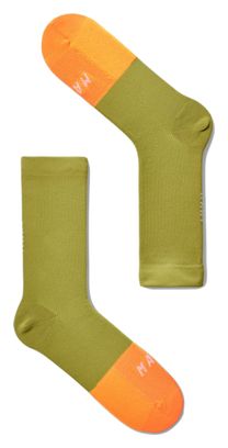 Paire de Chaussettes MAAP Division Sock Fern Vert / Orange