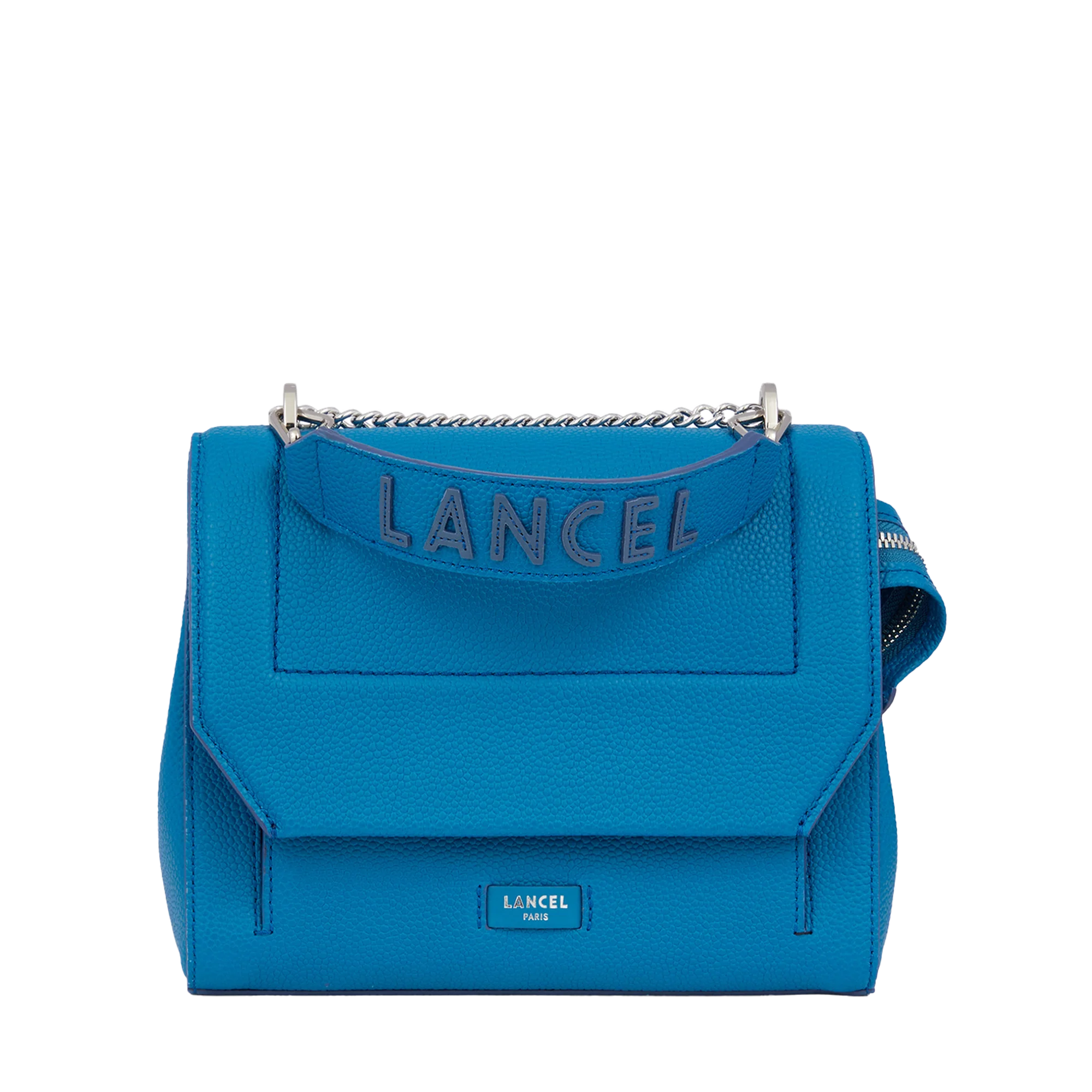 Sac rabat M Ninon de Lancel-Cobalt/Orage