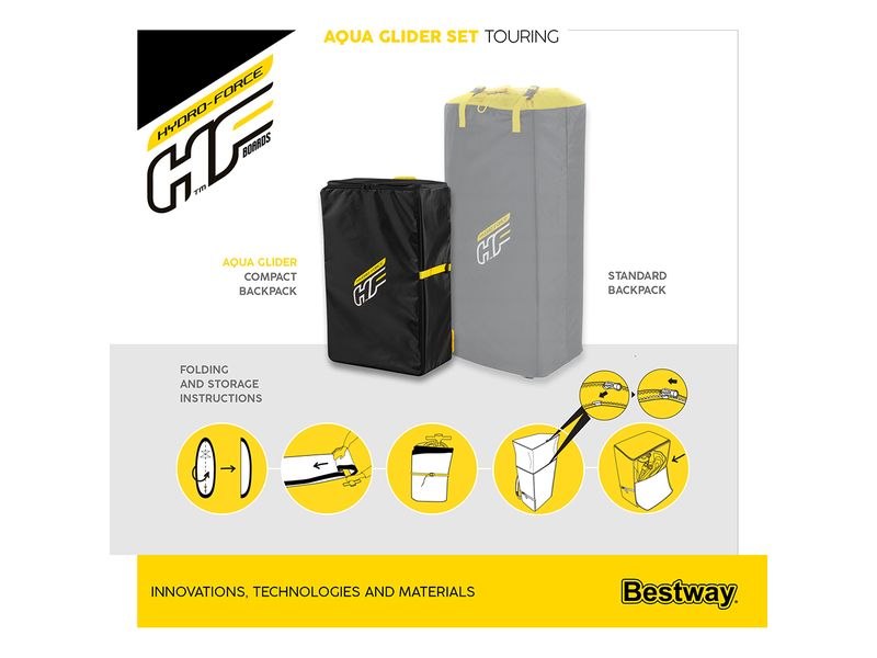 Bestway Aqua Glider Optimal für lange Fahrten auf dem Wasser