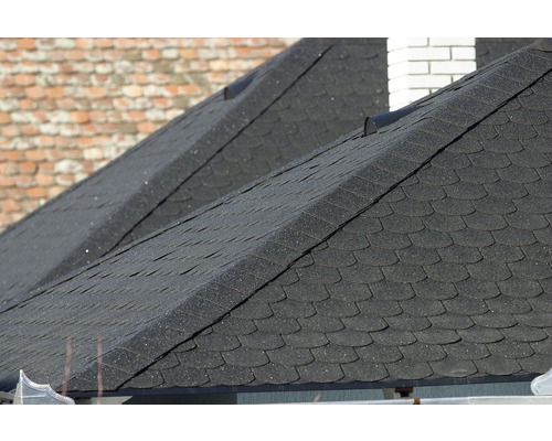 PRECIT Beaver Tail Shingles Zwart Pakket = 2 m²