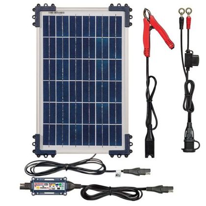 Chargeur Tecmate OPTIMATE SOLAR DUO avec panneau 10W TM522D1 Universel